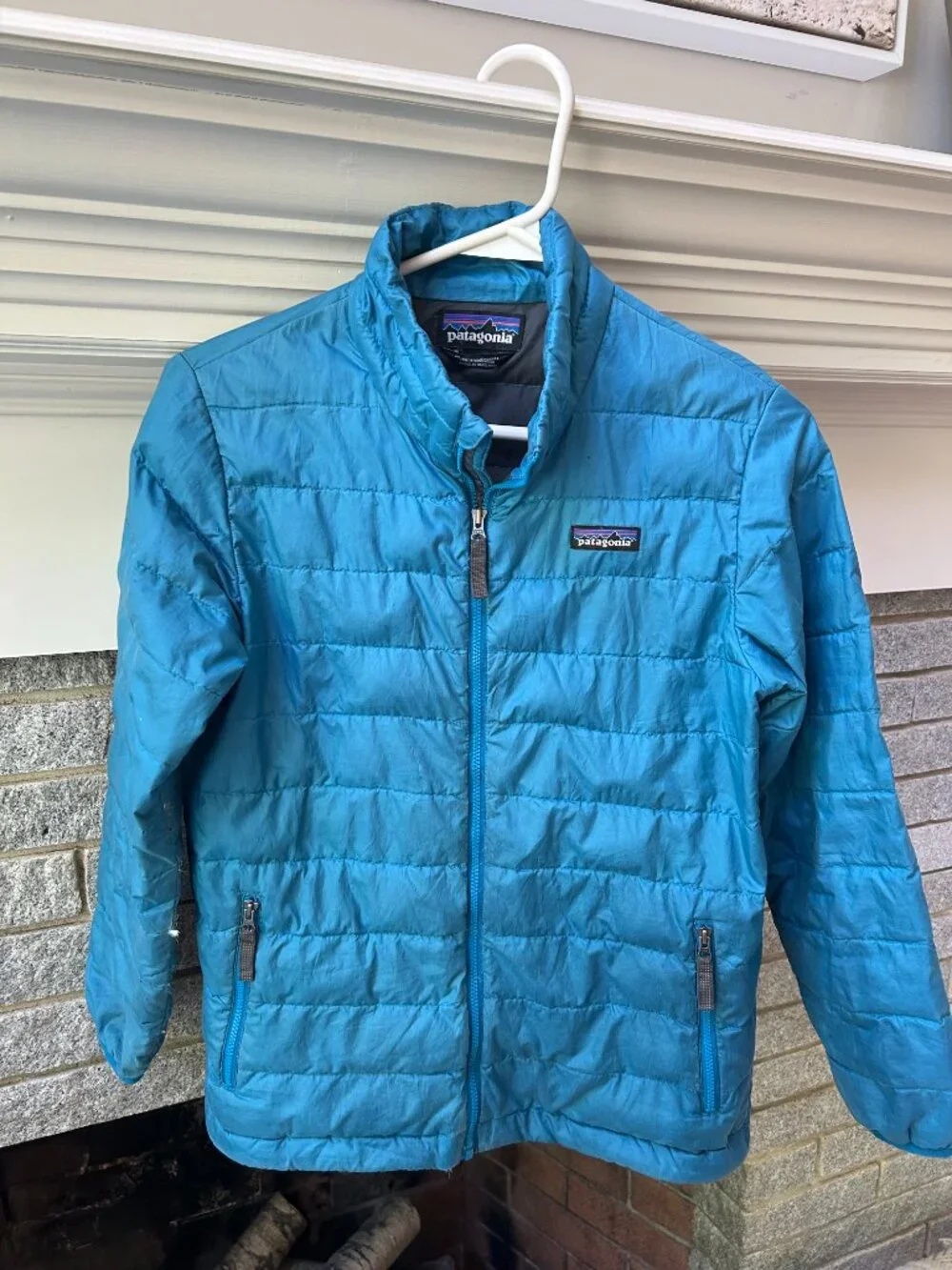 🧥 Patagonia Kids' Down Sweater Puffer Jacket – Blue